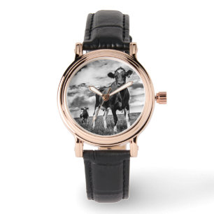 Väntande BW-skörd Armbandsur