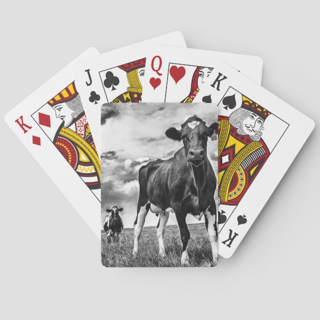 Väntande BW-skörd Casinokort (Baksidan)