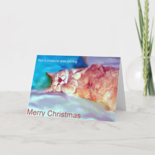 Väntande jul helgkort