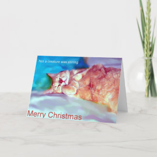 Väntande jul helgkort