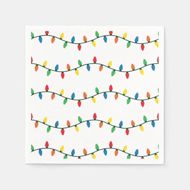 Väntande jul-Ljus Pappersservett (Framsidan)