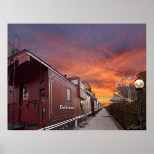 Väntande modig dag poster