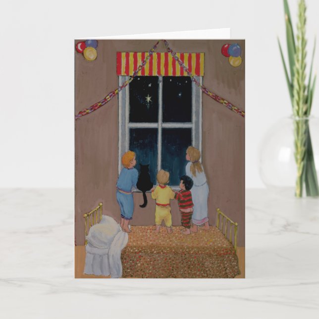 Väntande pappa jul helgkort (Framsida)