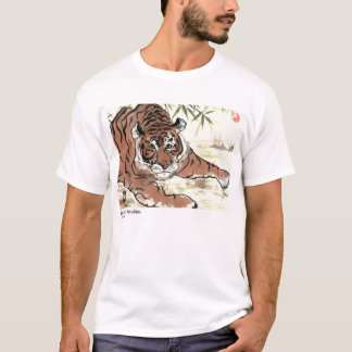 Väntande tiger tee shirt