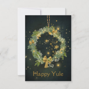Väntande utandning av Yule Tack Kort