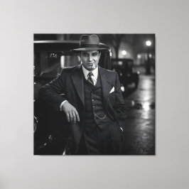 Väntar.., 1920-talet av Natasha Us Canvastryck