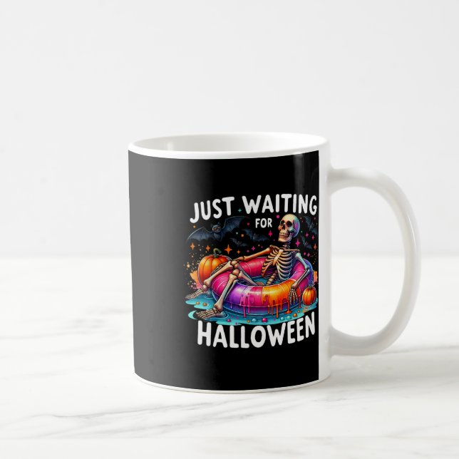 Väntar bara på Halloween 1 Kaffemugg (Höger)
