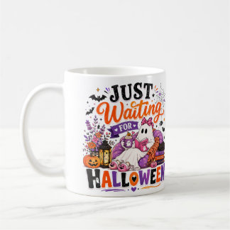 Väntar bara på Halloween Kaffemugg