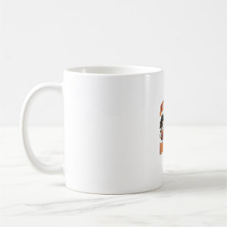 Väntar bara på Halloween-katter Kaffemugg