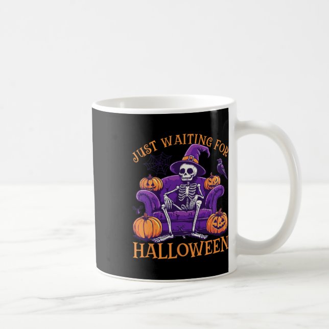 Väntar bara på Halloween Shirt - Summerween Funn Kaffemugg (Höger)