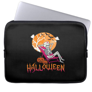 Väntar bara på Halloween Sommarsjuksköterska P Laptop Fodral
