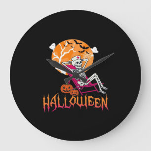 Väntar bara på Halloween Sommarsjuksköterska P Stor Klocka