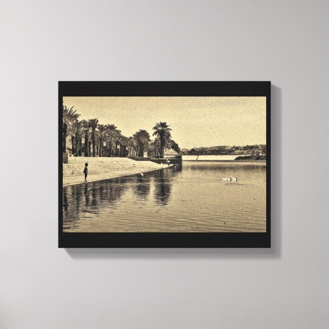 Väntar Canvastryck (Framsida)