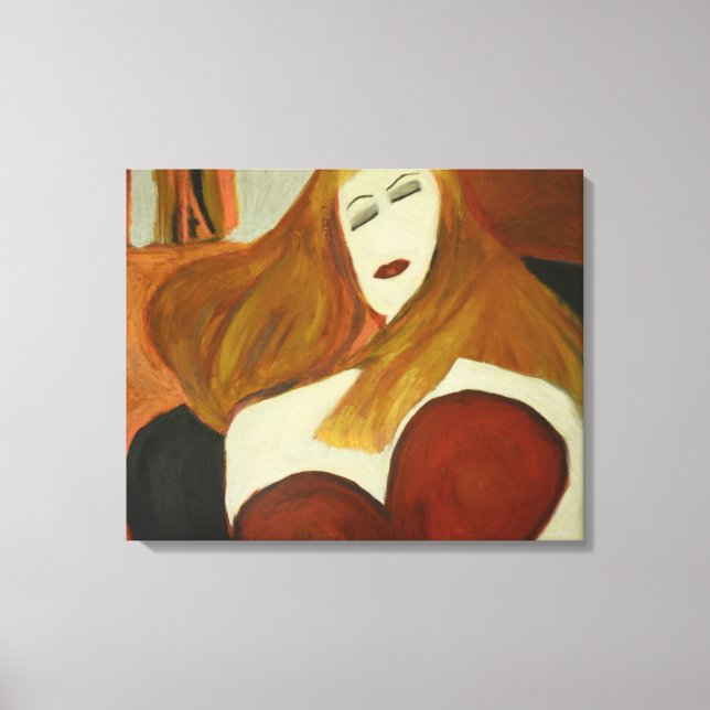 Väntar Canvastryck (Framsida)