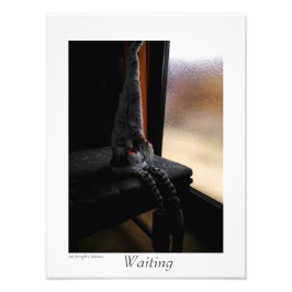 Väntar Fototryck