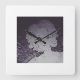 Väntar Fyrkantig Klocka