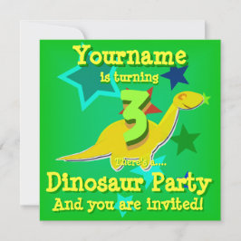 Väntar på 3 inbjudningar från Dinosauer Party