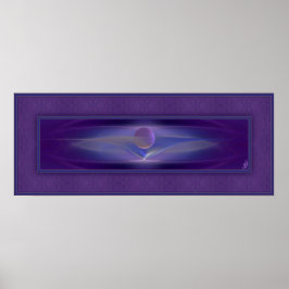 Väntar på Abstrakt Art Poster