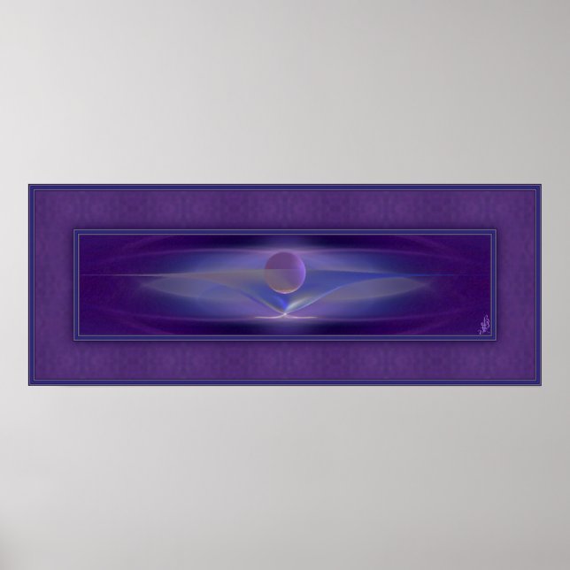 Väntar på Abstrakt Art Poster (Framsidan)