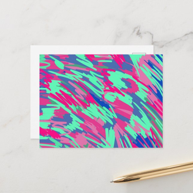 Väntar på Abstrakt  i Vår Vykort (Fram/Back In Situ)