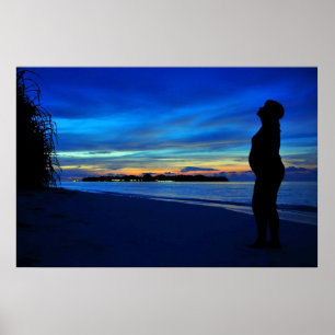 Väntar på ankomsten poster