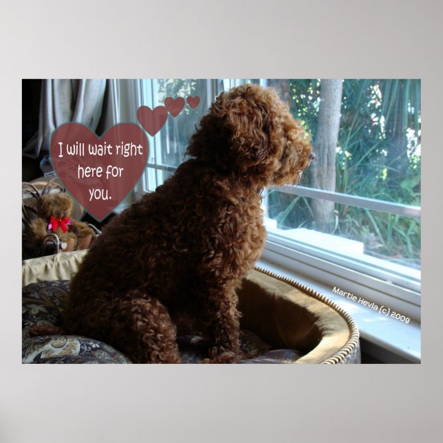 Väntar på att du Poster (Framsidan)