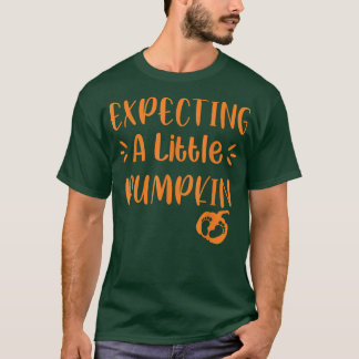 Väntar på att Graviden med en liten pumpkin sjunke T Shirt