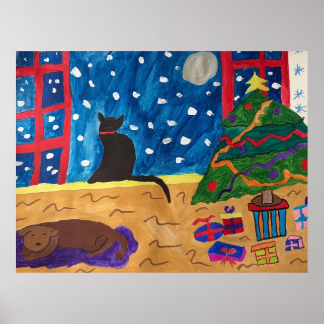 Väntar på att julen Poster (Framsidan)