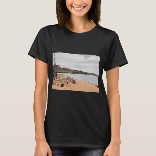 Väntar på att solen ska skina t shirt (Framsida)