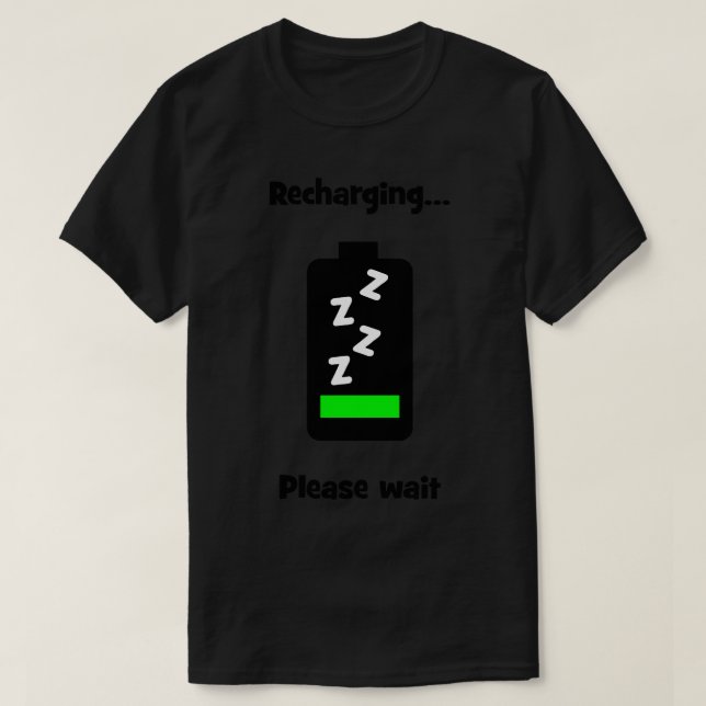 Väntar på att ta emot t shirt (Design framsida)