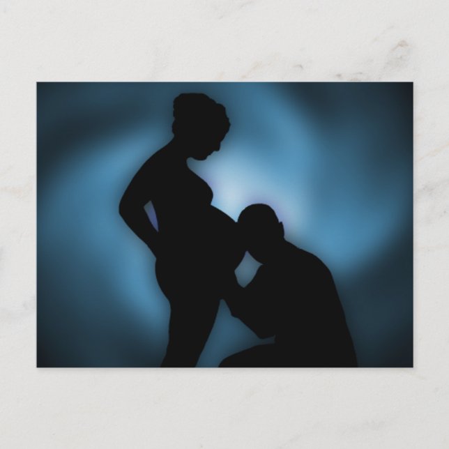 väntar på baby vykort (Framsida)