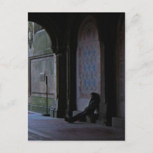 Väntar på Bethesda Terrace Vykort