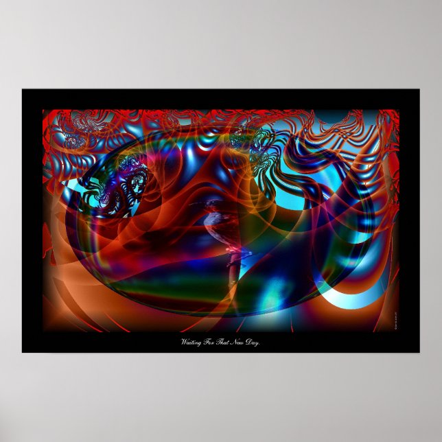 Väntar på den nya dagen. poster (Framsidan)