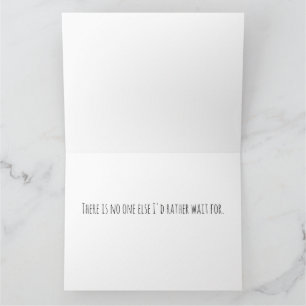 Väntar på dig - från honom kort