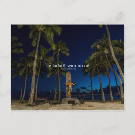 Väntar på dig Hawaii-vykort Vykort