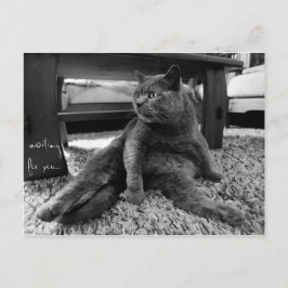 Väntar på dig - vykort