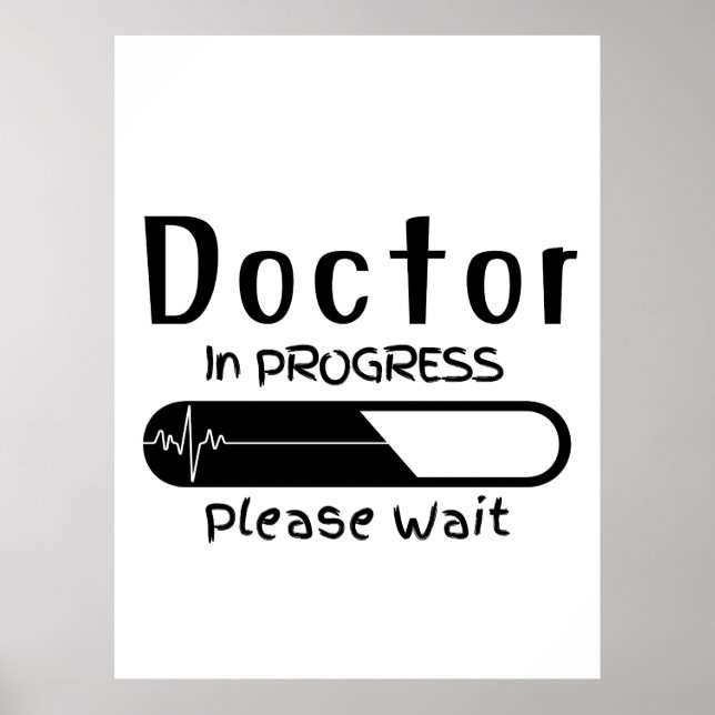 Väntar på doktor poster (Framsidan)