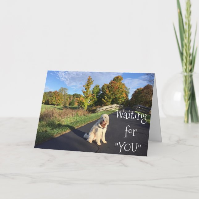 VÄNTAR PÅ "DU" OCH "SAKNAR" DIG OCKSÅ!THI KORT (Framsida)