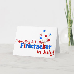 Väntar på en liten brandkår i juli kort
