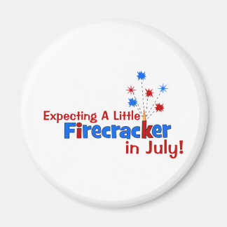 Väntar på en liten brandkår i juli magnet