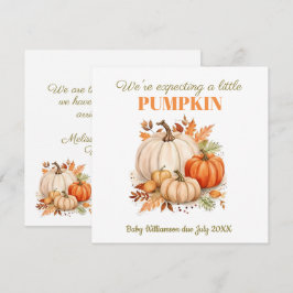 Väntar på en liten Pumpkin-Gravid Meddelande