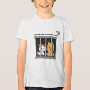 Väntar på ett hem t shirt