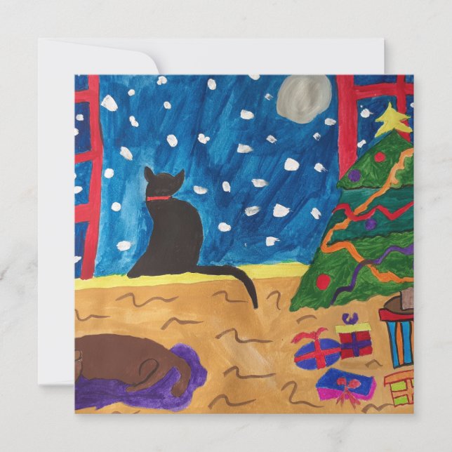 Väntar på ett julkort (Framsida)