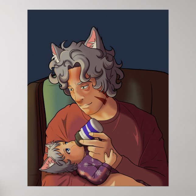 Väntar på Far Poster (Framsidan)