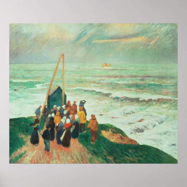 Väntar på fiskarnas återvändande poster (Framsidan)