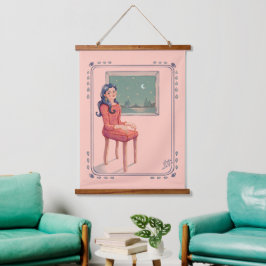 Väntar på fönstrets surreala hängande teori