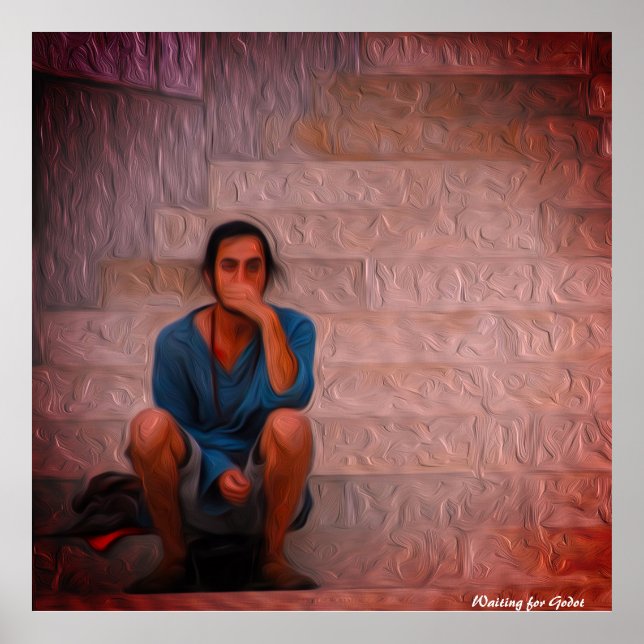 Väntar på Godot Poster (Framsidan)