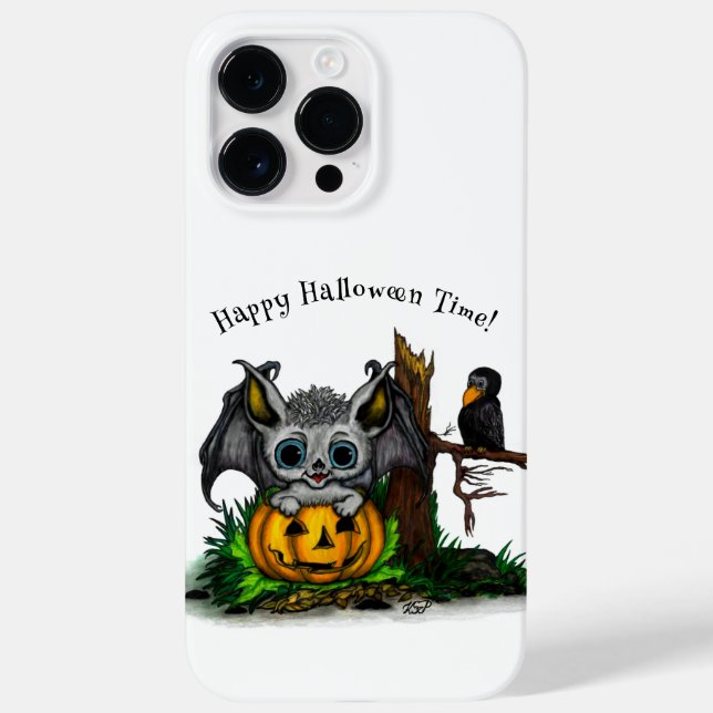 Väntar på Halloween, Cute Fladdermus och Raven (Baksida)