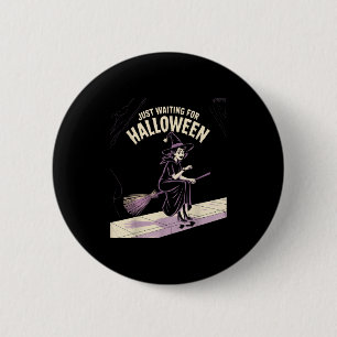 Väntar på Halloween Halloween Citote Sommar Knapp