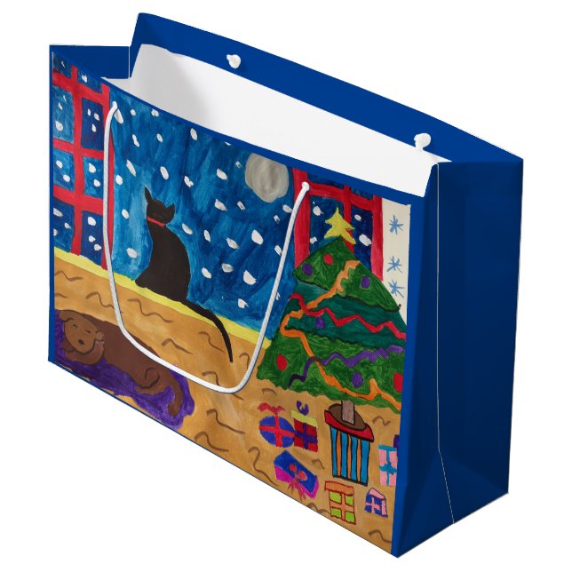 Väntar på julklappspåse (Framsidan Vinklad)